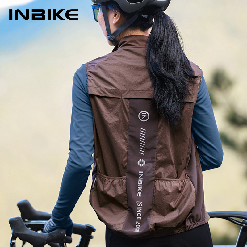 Cycling Commuter Jacket - INBIKE Damen Fahrradweste, ärmellos, zum Laufen,