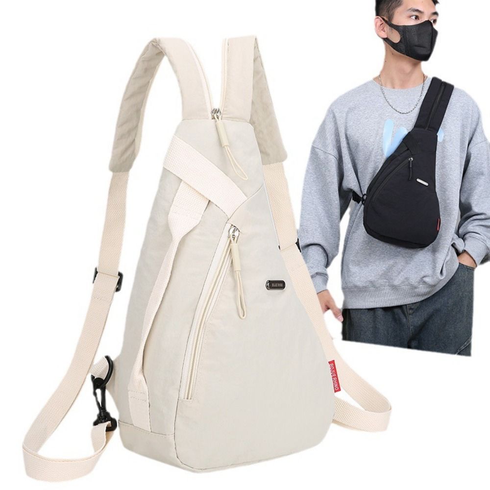 Cycling Commuter Backpack Waterproof - Tröpfchenförmige Nylon-wasserdichte Unisex-Brusttasche für Damen, Sport,