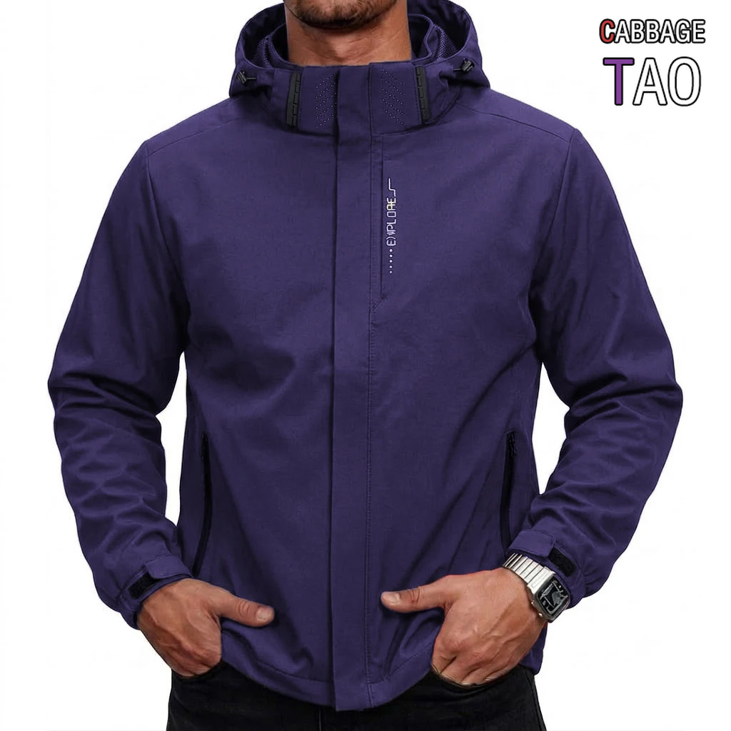 Cycling Commuter Jacket - Wasserdichte taktische Windjacke für Herren mit