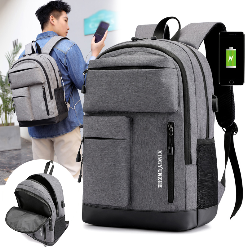 Cycling Commuter Backpack Laptop - Männer Frauen USB Lade Rucksack Wandern