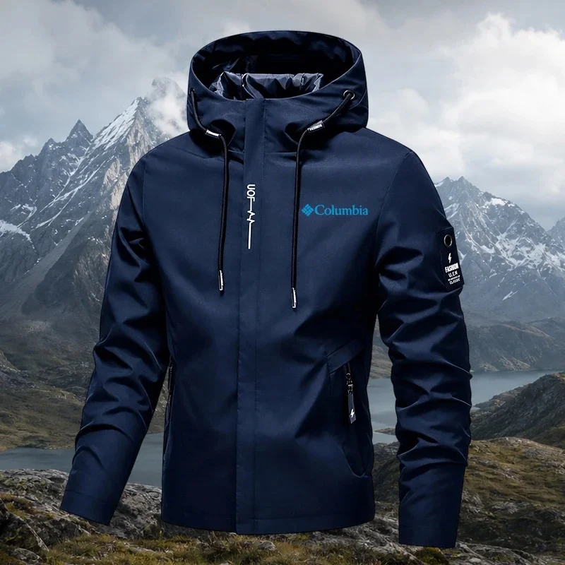 Cycling Commuter Jacket - 2026 Herren Wasserdichte Regenjacke mit Kapuze