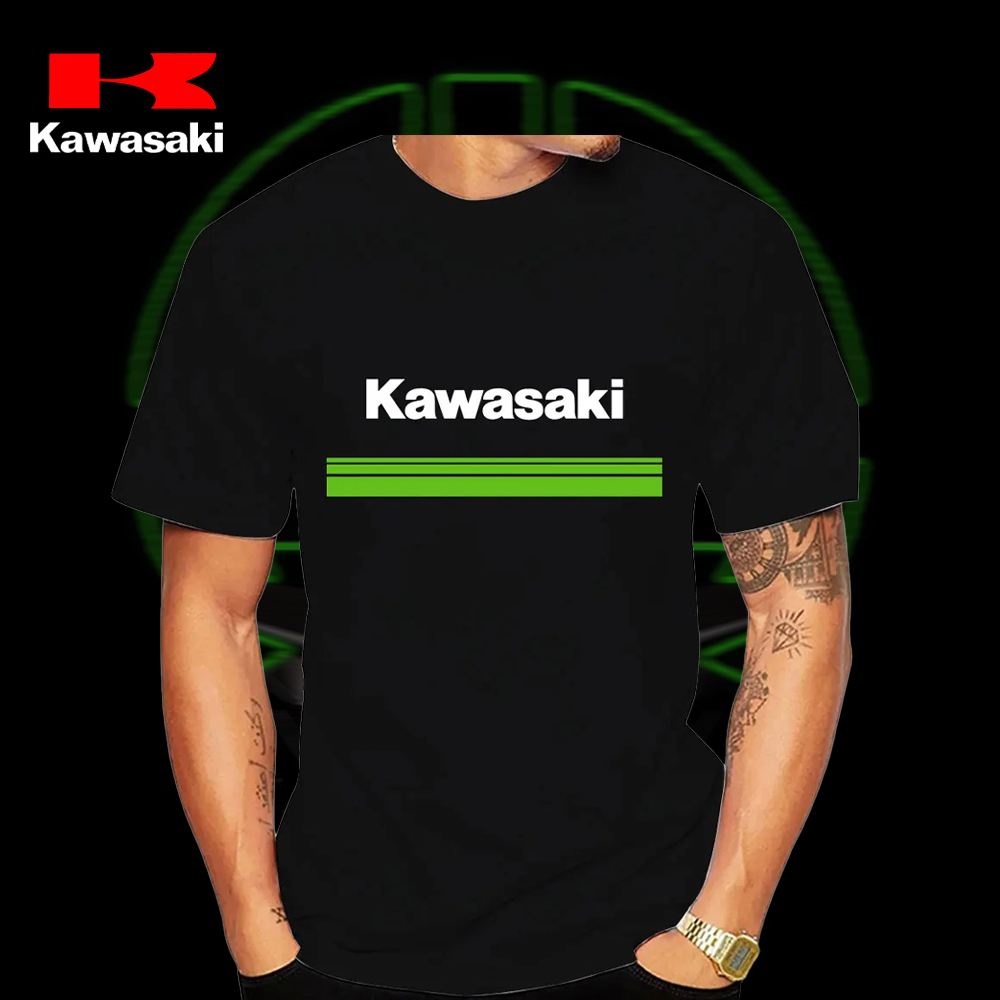 Cycling Commuting - Meistverkauftes Kawasaki Motorrad-T-Shirt 2026 Sommer Neuheiten
