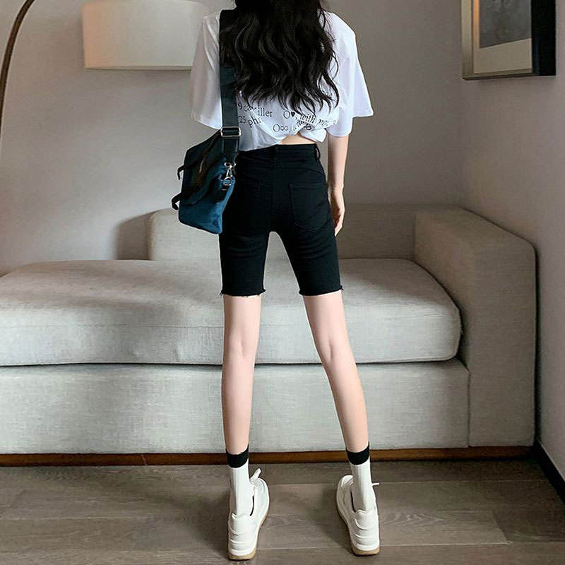 Schwarze Denim-Shorts für Dame – Cycling Shorts For Commute Bewertung und Preis