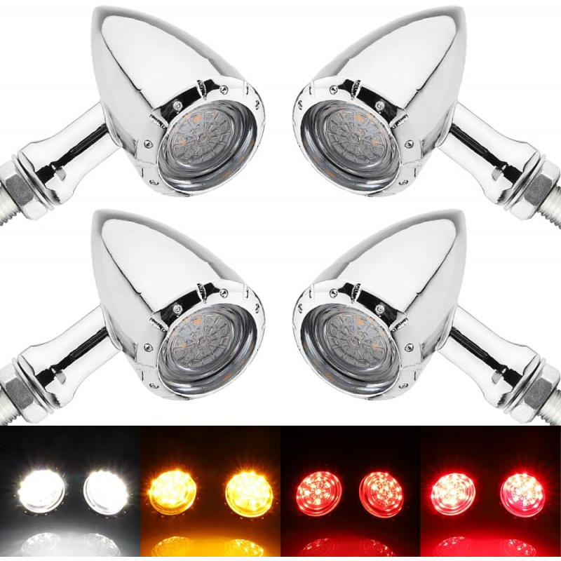 Motorrad Bullet LED Vorne Hint – Bike Light Front Rear Bewertung und Preis