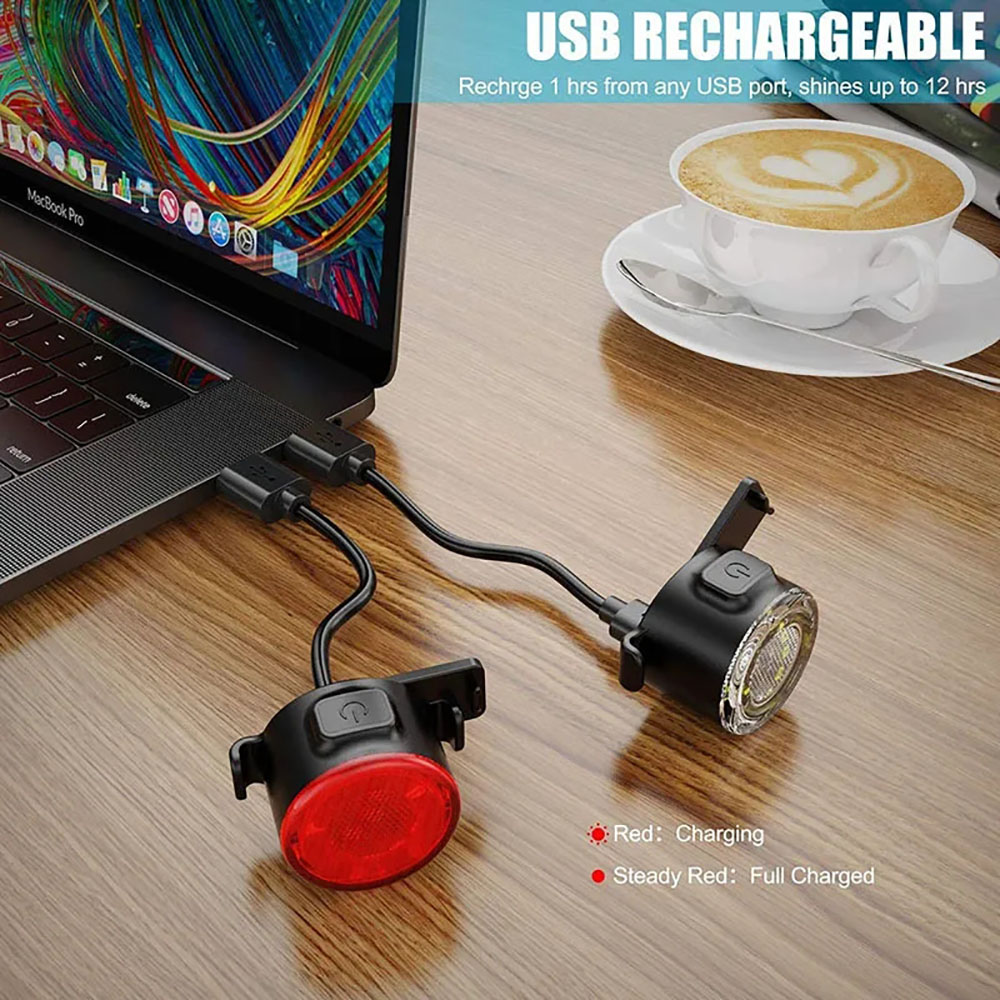 USB-Aufladbare Wasserdichte LE – Bike Light Front Rear Bewertung und Preis