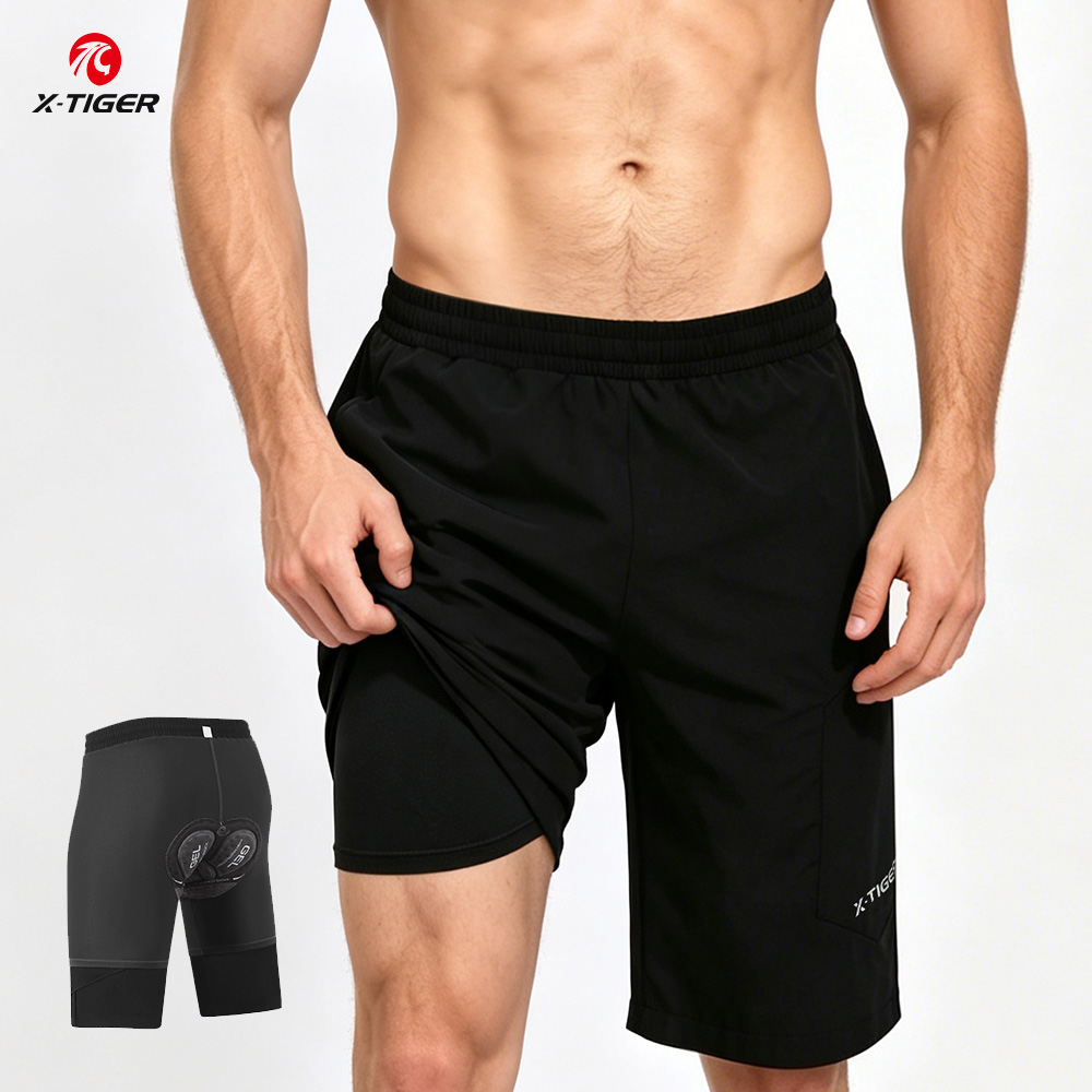 X-TIGER 2-in-1-Radhose, doppel – Cycling Shorts For Commute Bewertung und Preis